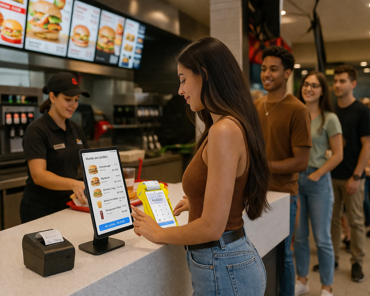 Kit de Autoatendimento no Balcão