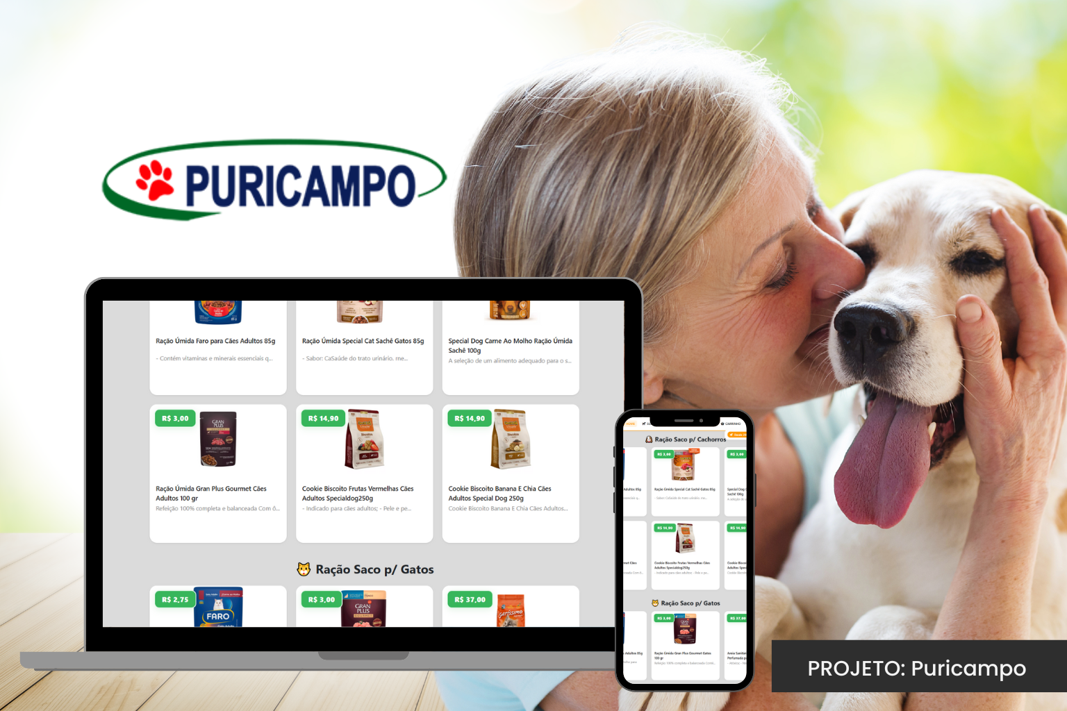 Projeto: Puricampo – Pet Shop e Agropecuária
