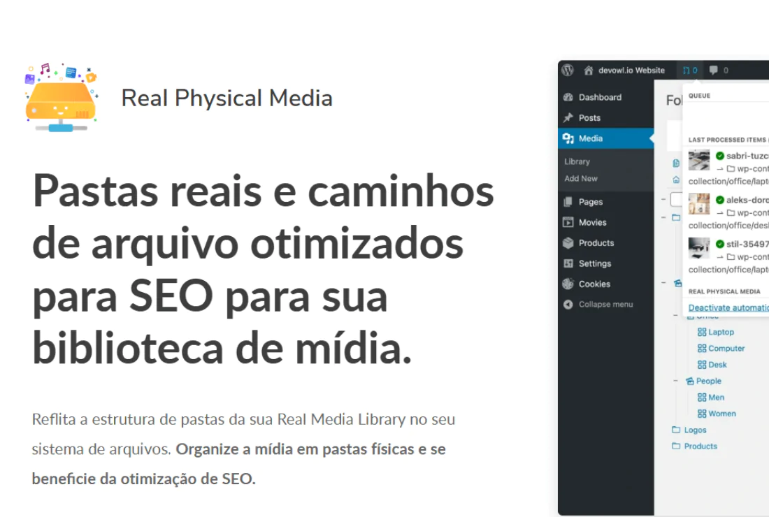 Real Physical Media – Physical Media Folders & SEO Rewrites in WordPress 