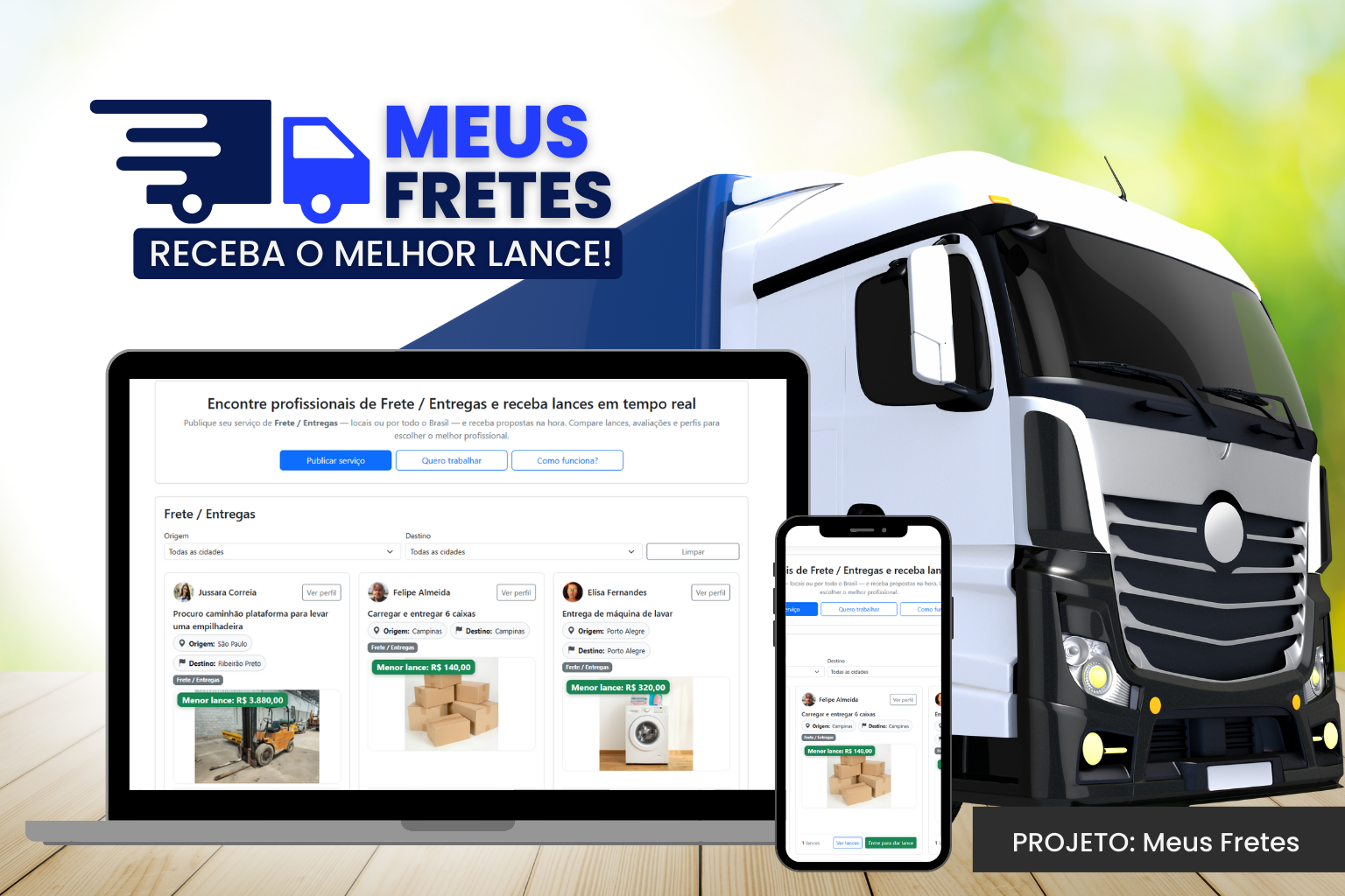 Plataforma de Fretes e Serviços - Meus Fretes