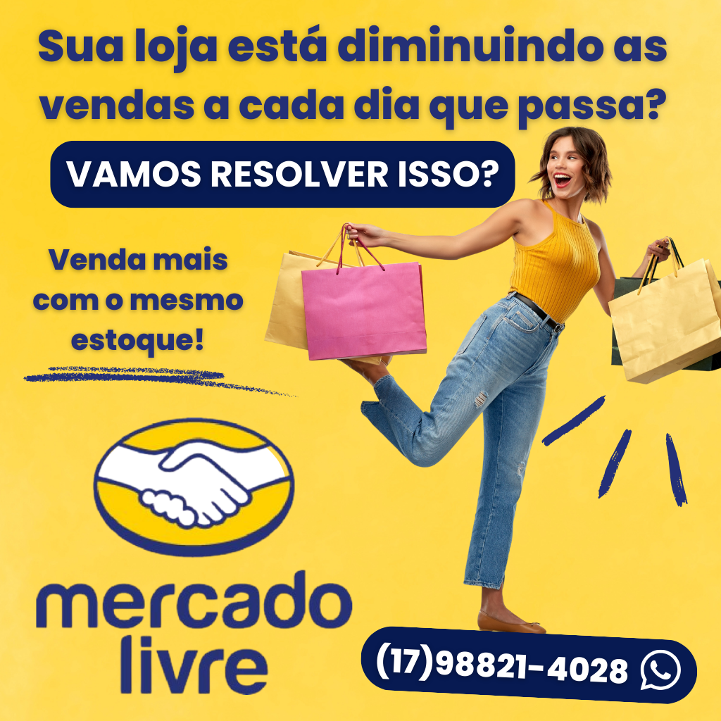 Sua loja virtual integrada no Mercado Livre